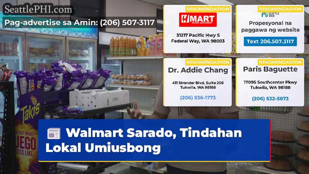 Walmart Sarado, Tindahan Lokal Umiusbong