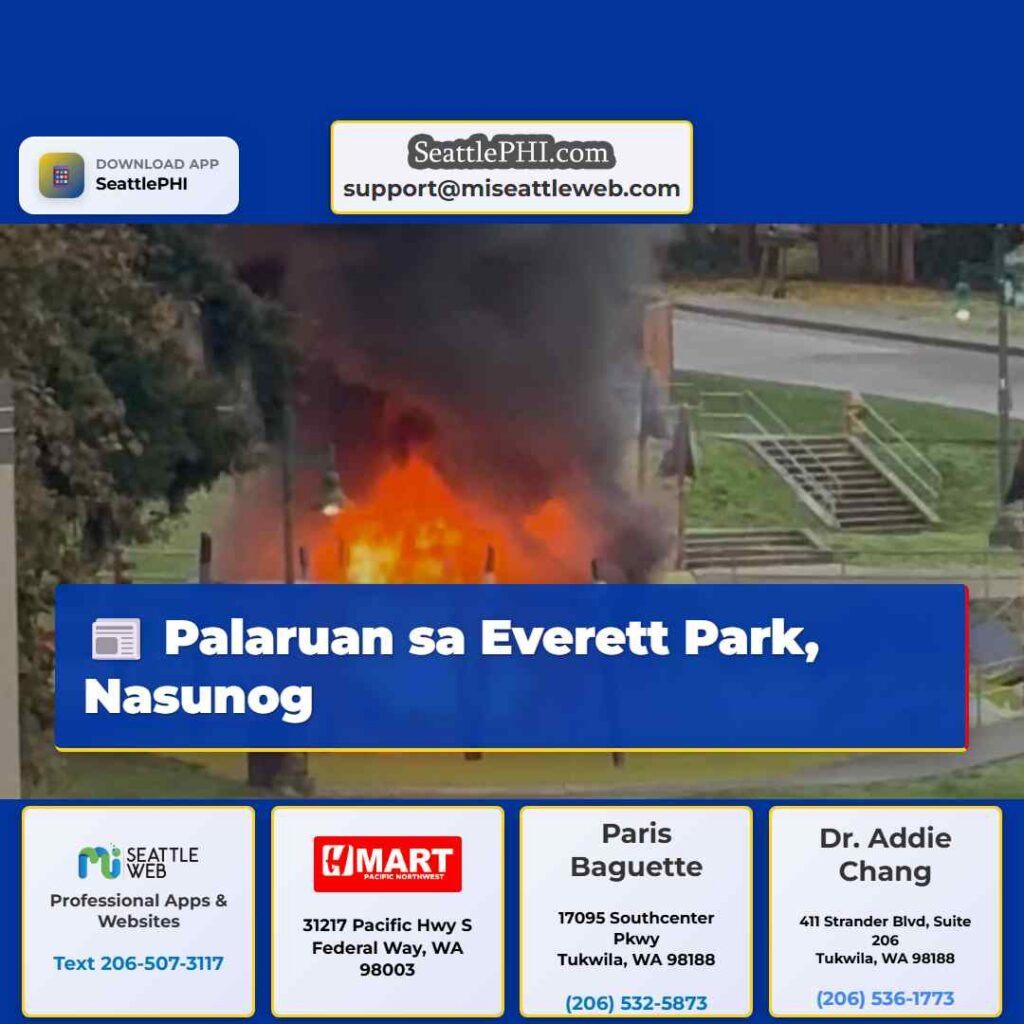 Palaruan sa Everett Park, Nasunog