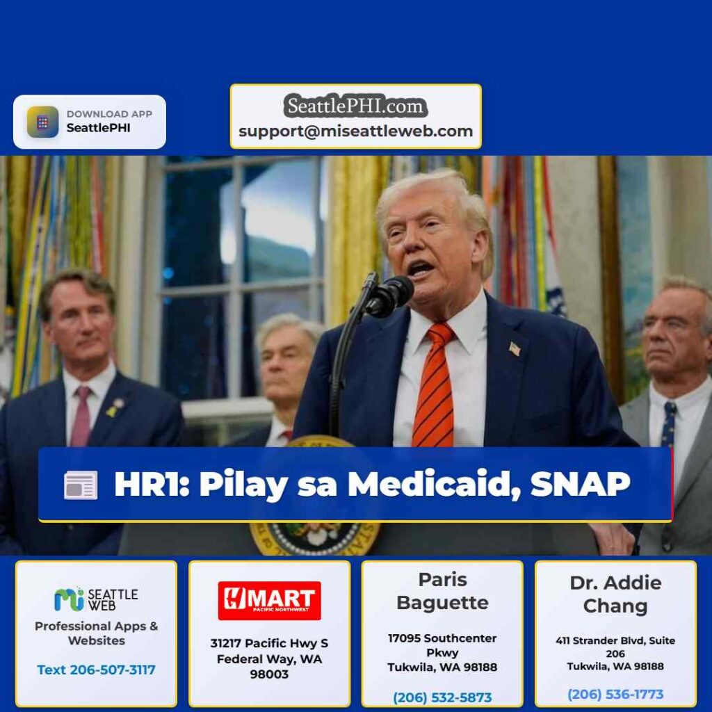 HR1: Pilay sa Medicaid, SNAP