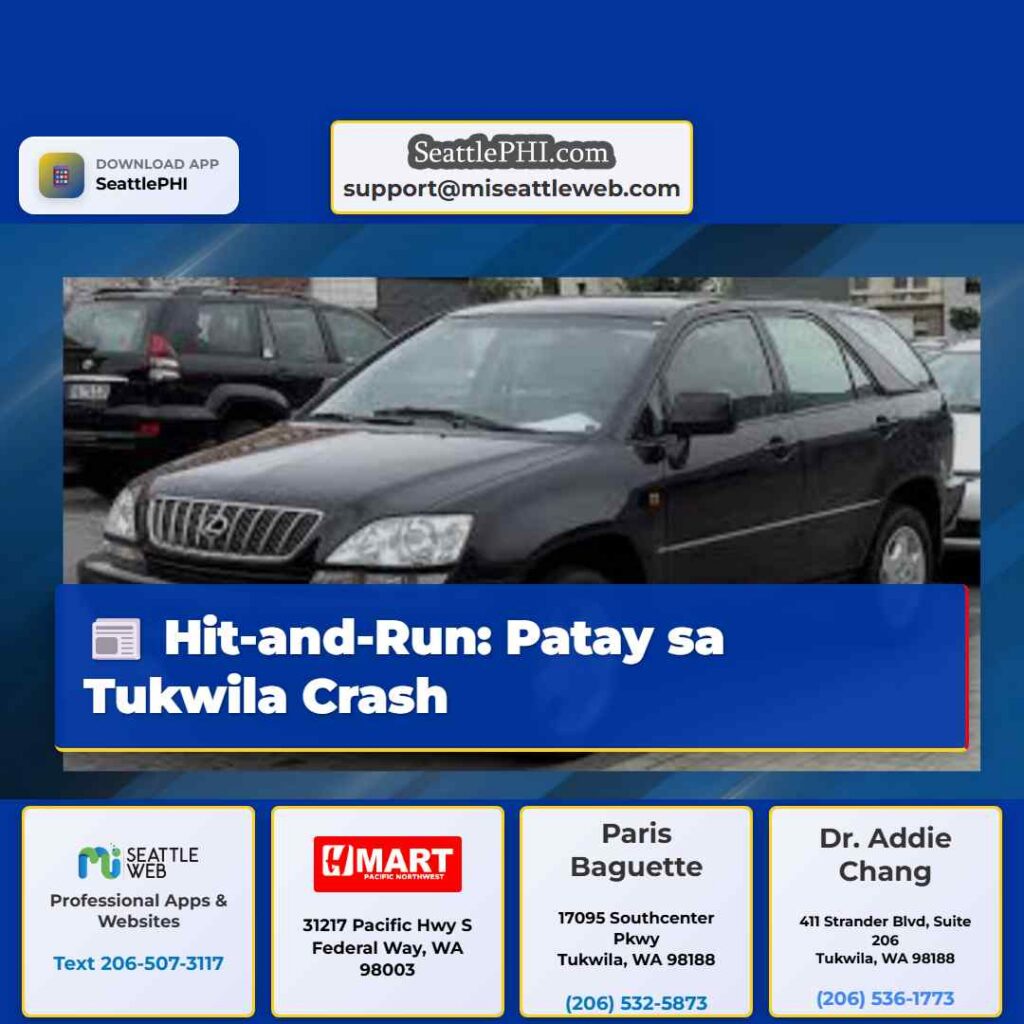 Hit-and-Run: Patay sa Tukwila Crash