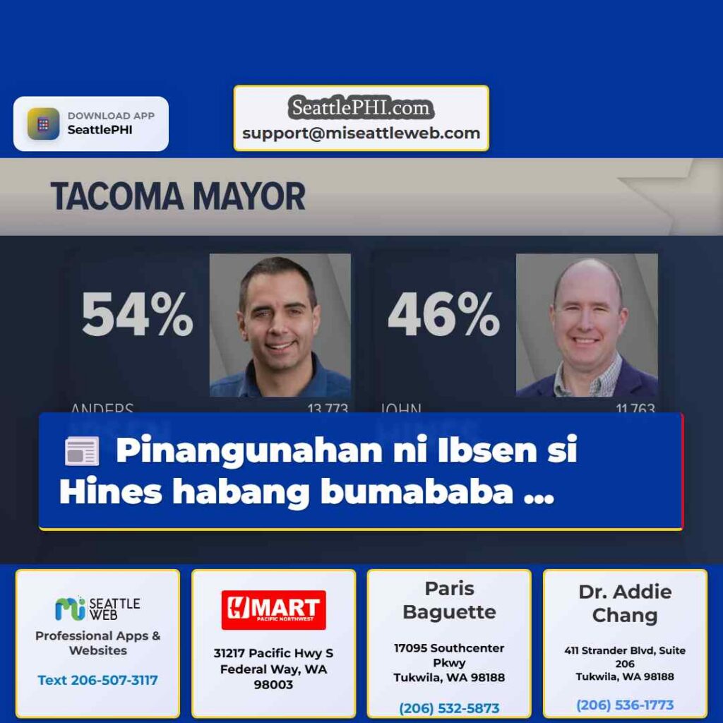 Pinangunahan ni Ibsen si Hines habang bumababa ...