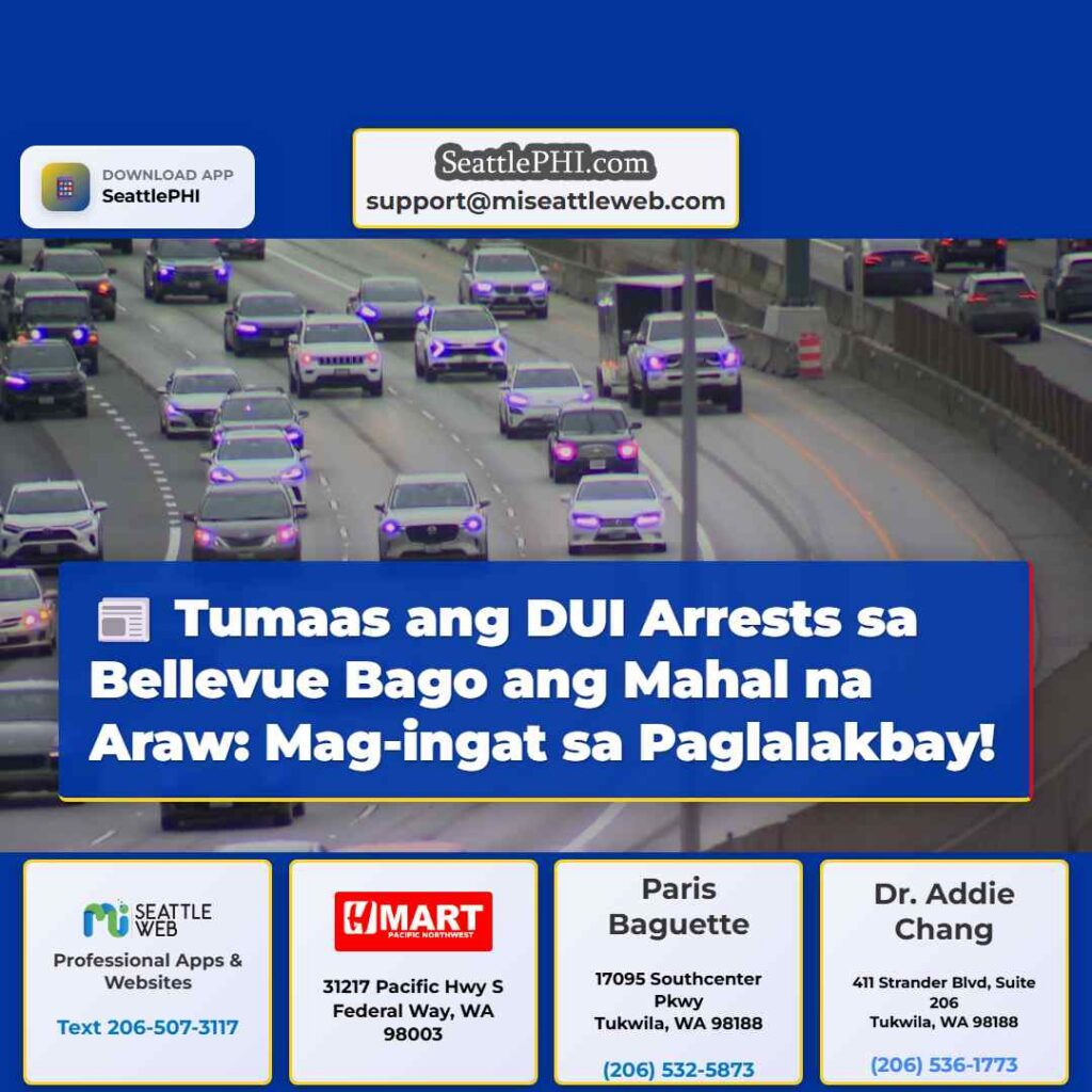 Tumaas ang DUI Arrests sa Bellevue Bago ang Mahal
