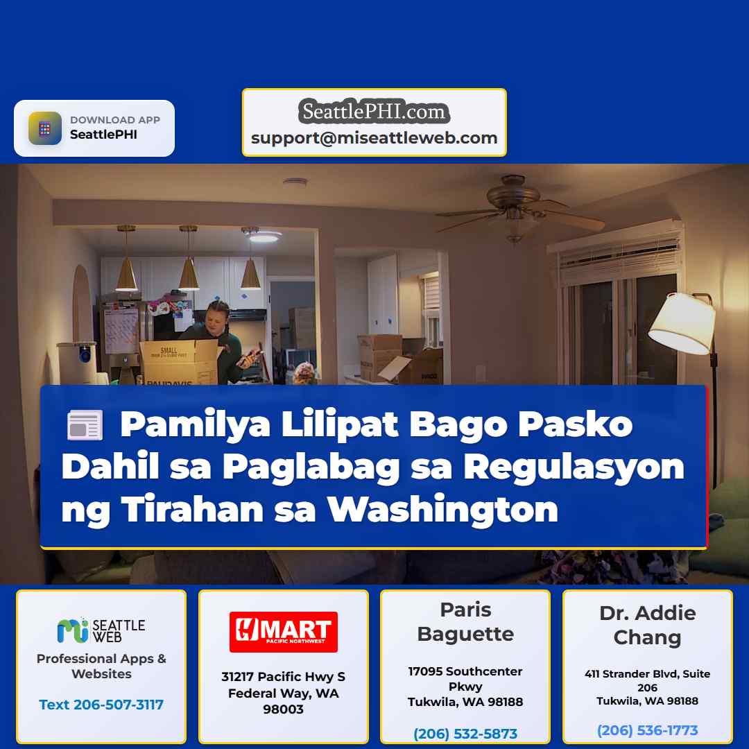 Pamilya Lilipat Bago Pasko Dahil sa Paglabag sa