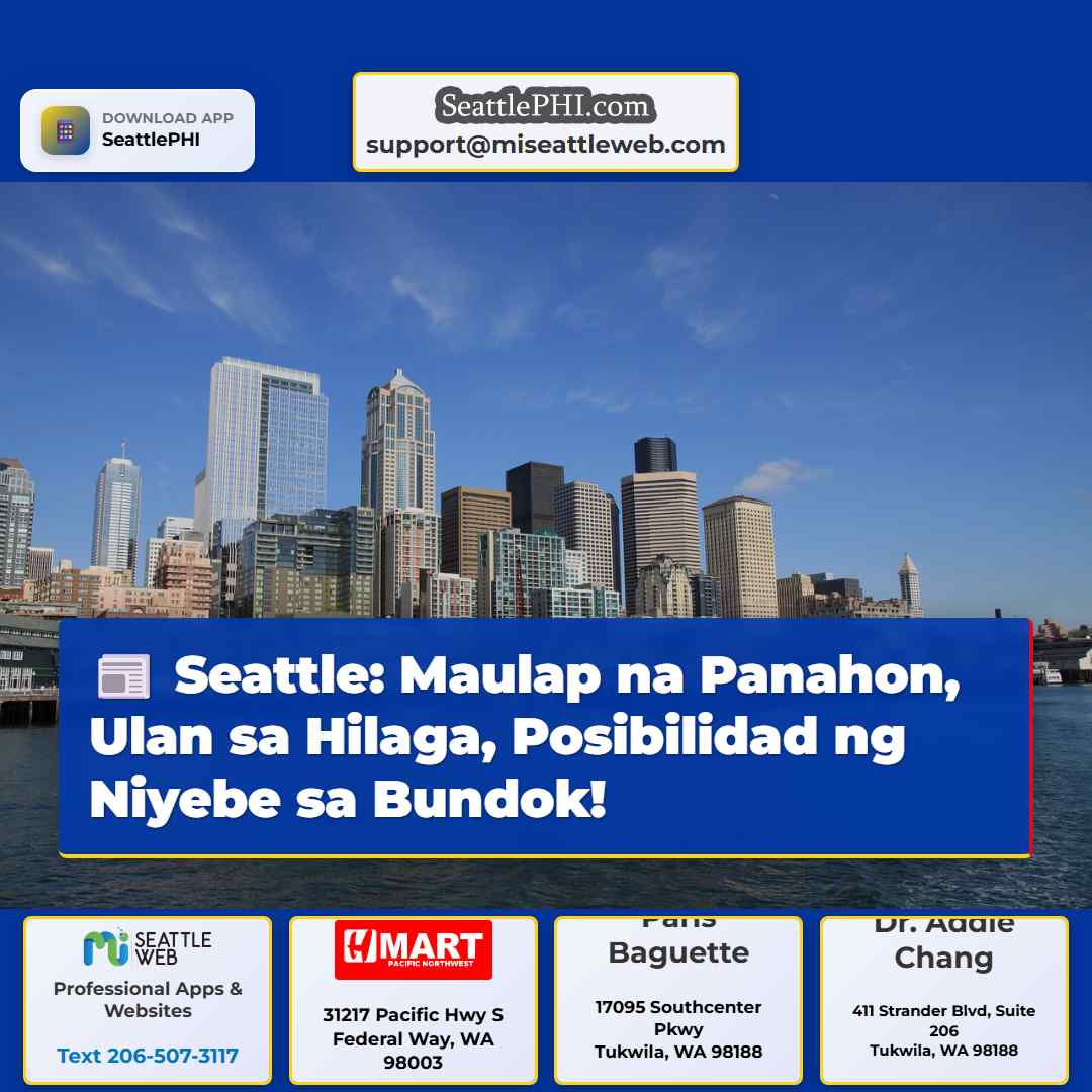 Seattle: Maulap na Panahon, Ulan sa Hilaga,