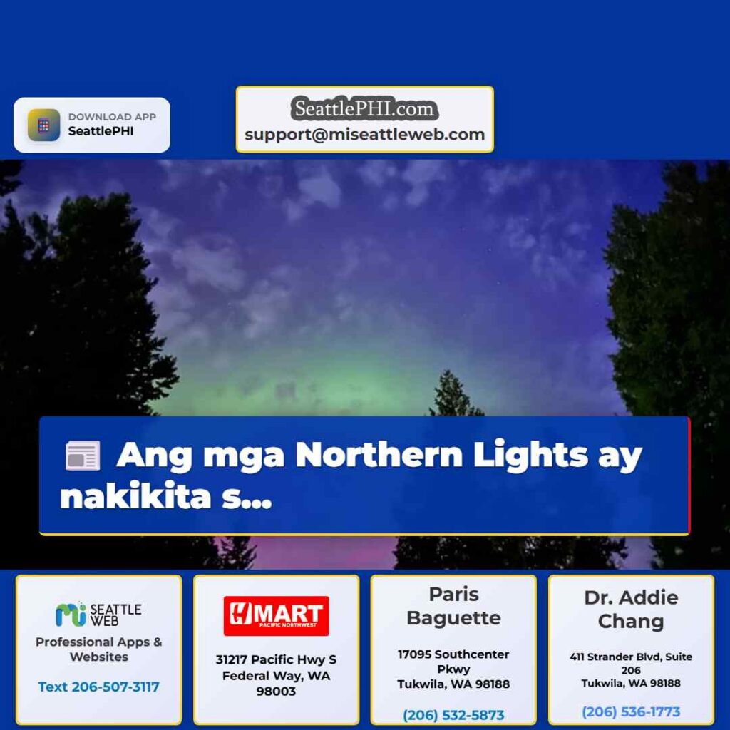 Ang mga Northern Lights ay nakikita s...