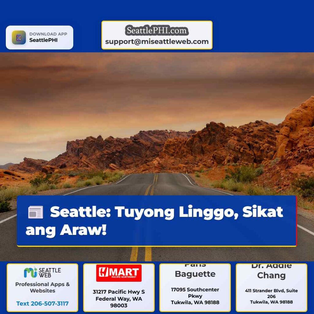 Seattle: Tuyong Linggo, Sikat ang Araw!
