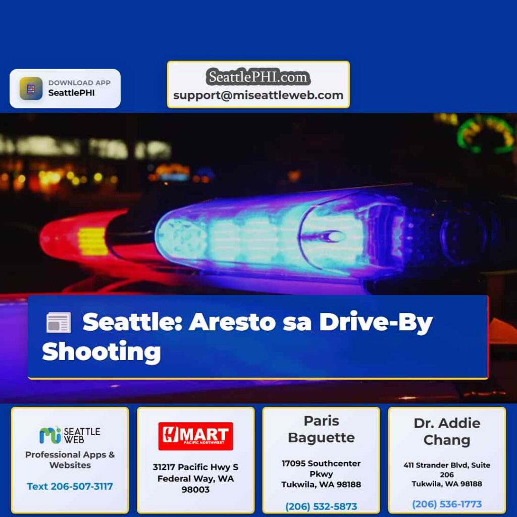 Seattle: Aresto sa Drive-By Shooting