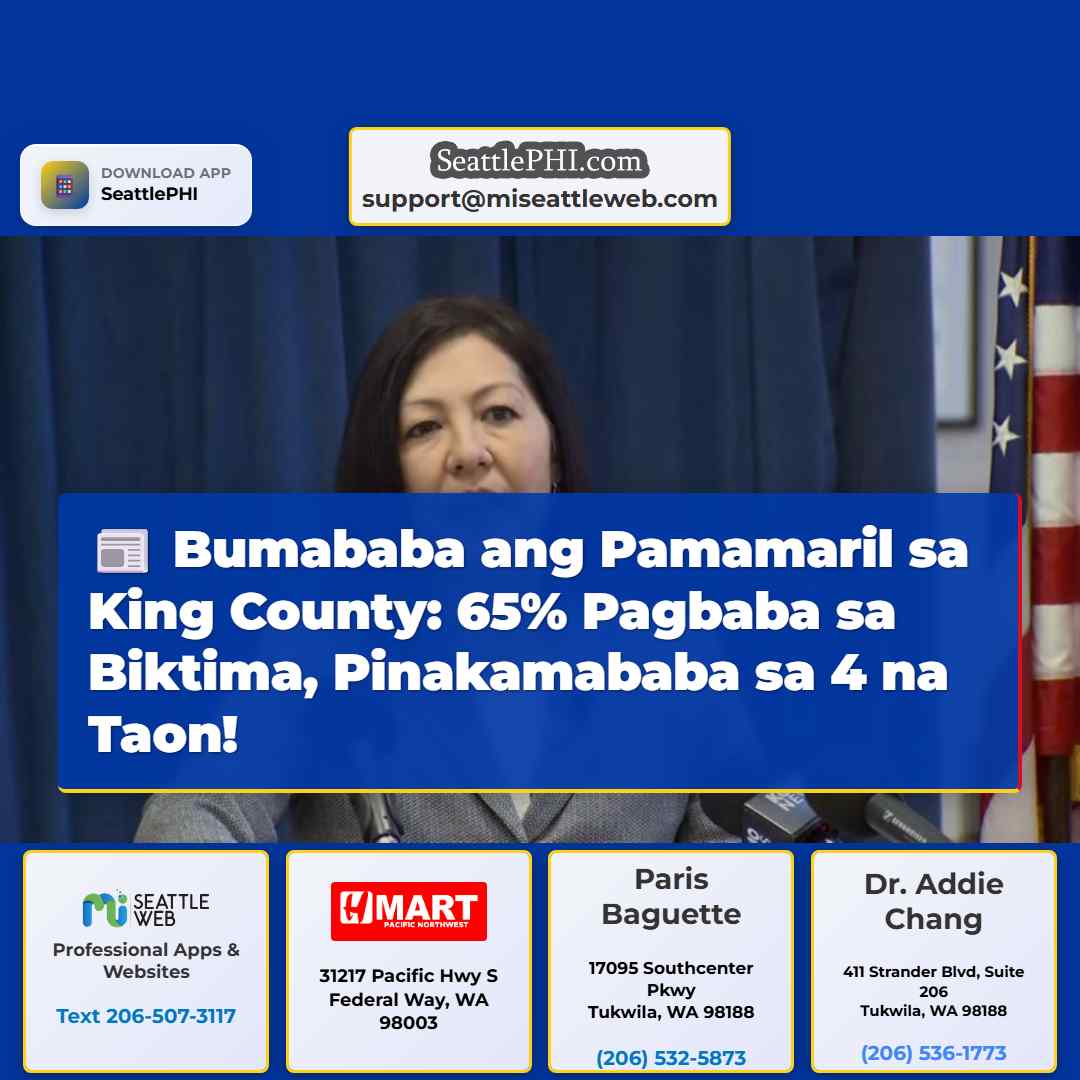 Bumababa ang Pamamaril sa King County: 65%