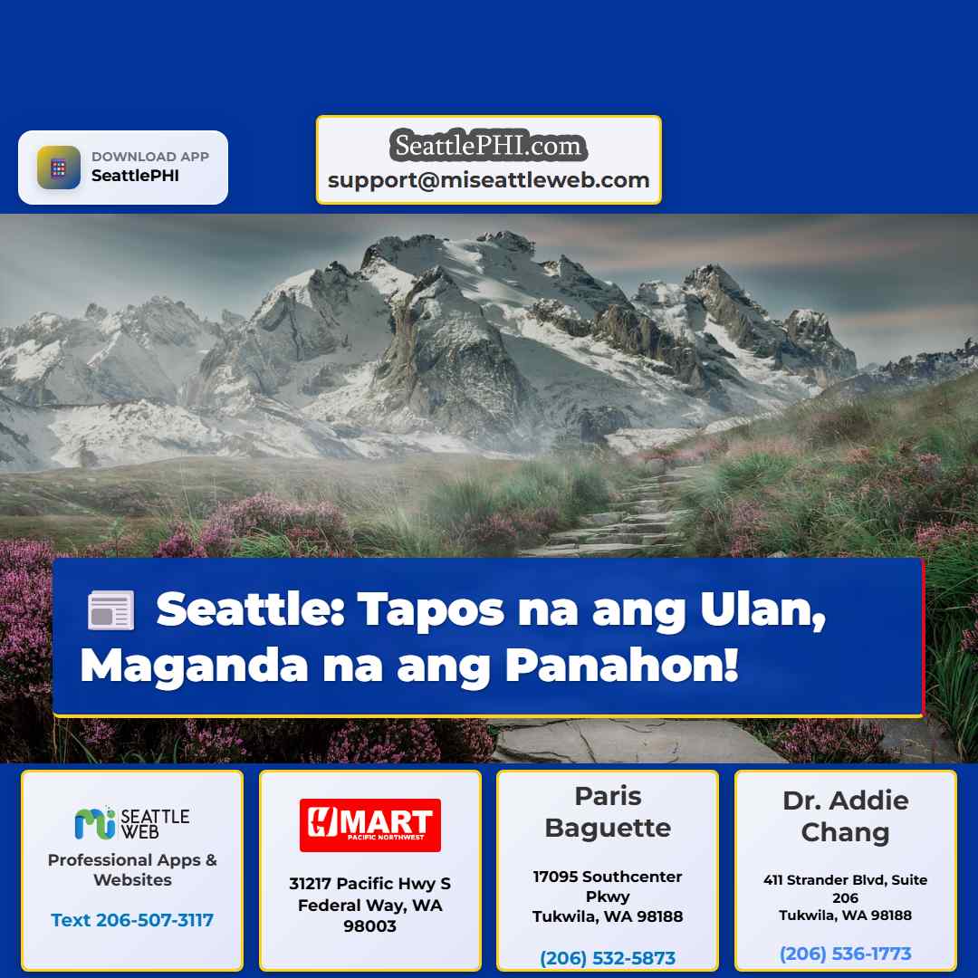 Seattle: Tapos na ang Ulan, Maganda na ang