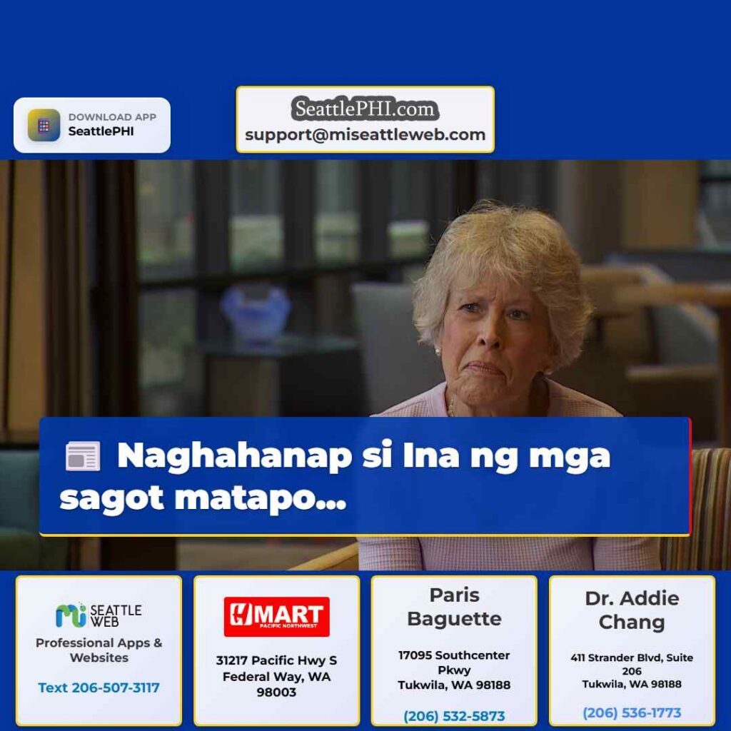 Naghahanap si Ina ng mga sagot matapo...