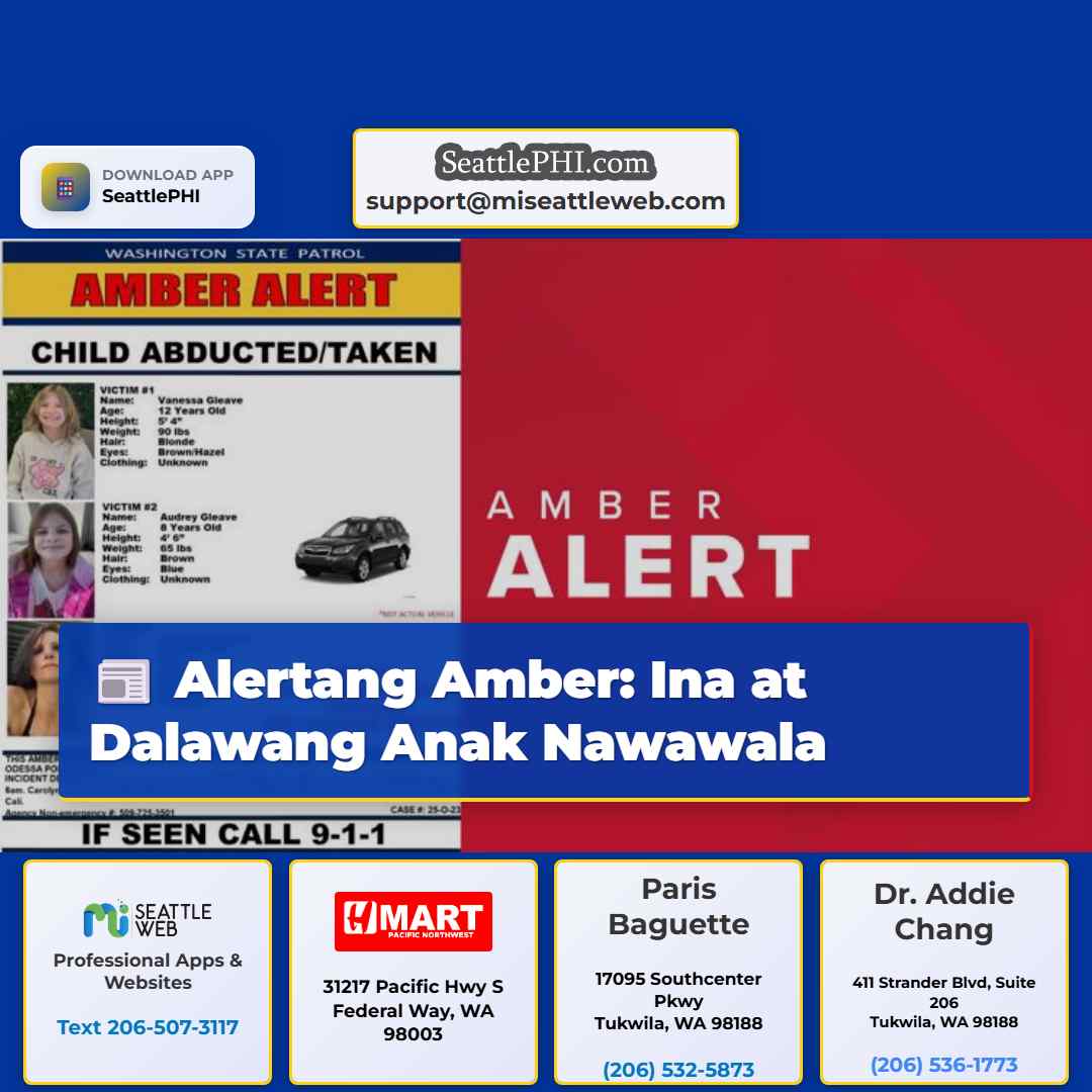 Alertang Amber: Ina at Dalawang Anak Nawawala