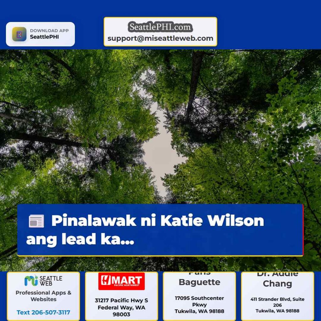 Pinalawak ni Katie Wilson ang lead ka...