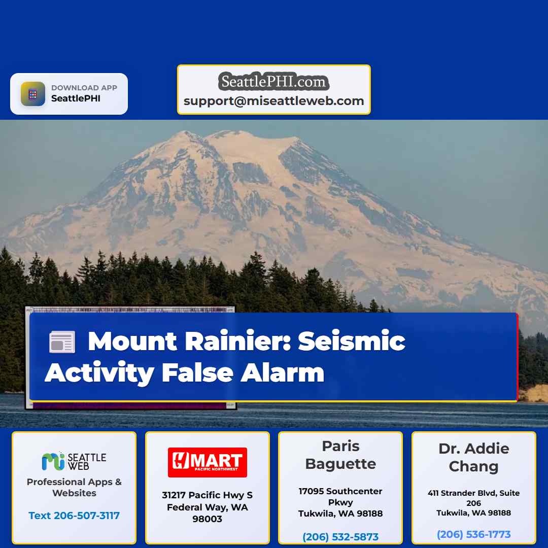 Mount Rainier: Seismic Activity False Alarm