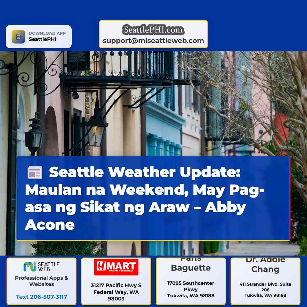 Seattle Weather Update: Maulan na Weekend, May