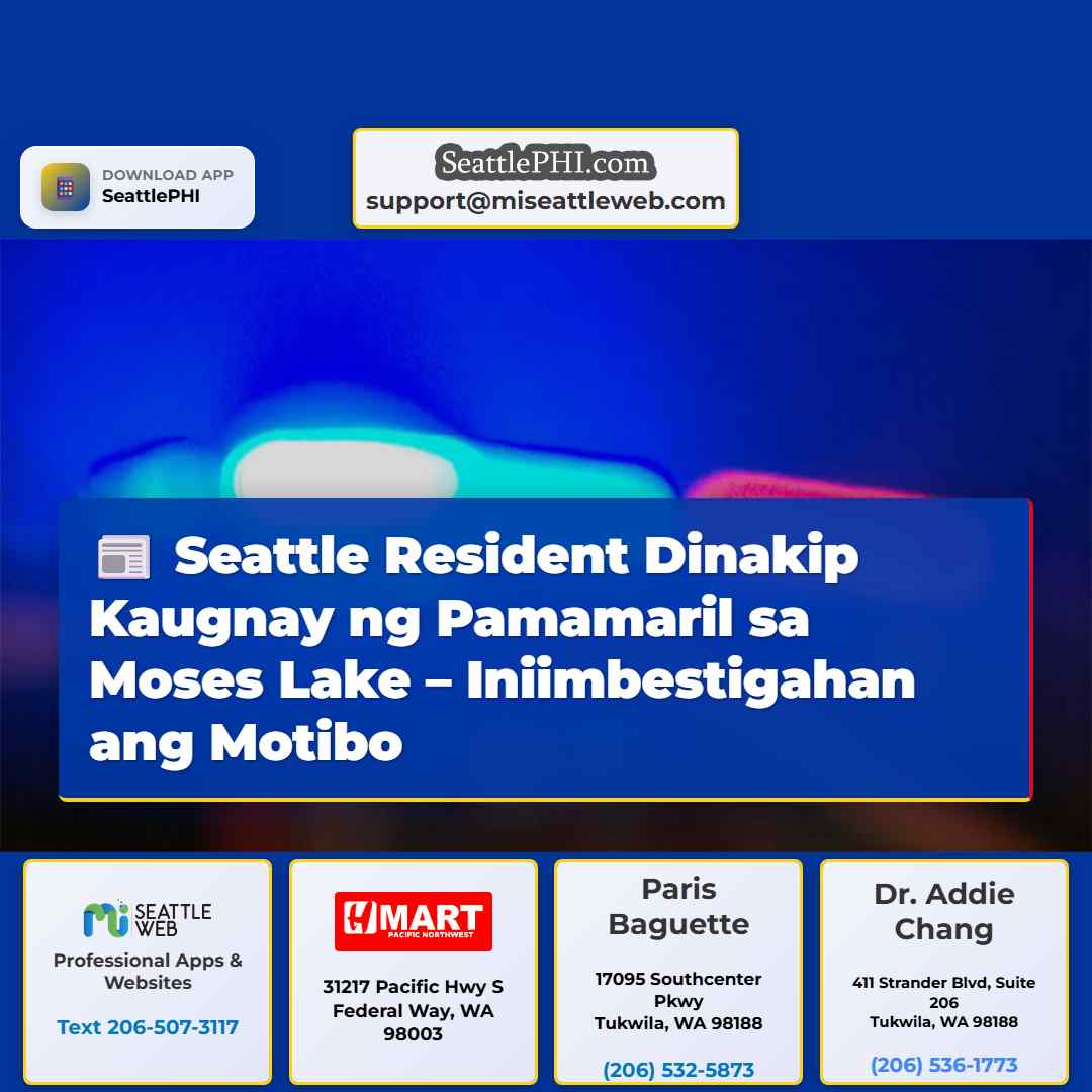 Seattle Resident Dinakip Kaugnay ng Pamamaril sa