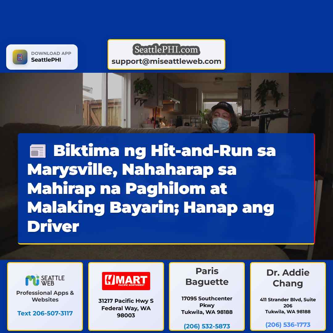 Biktima ng Hit-and-Run sa Marysville, Nahaharap