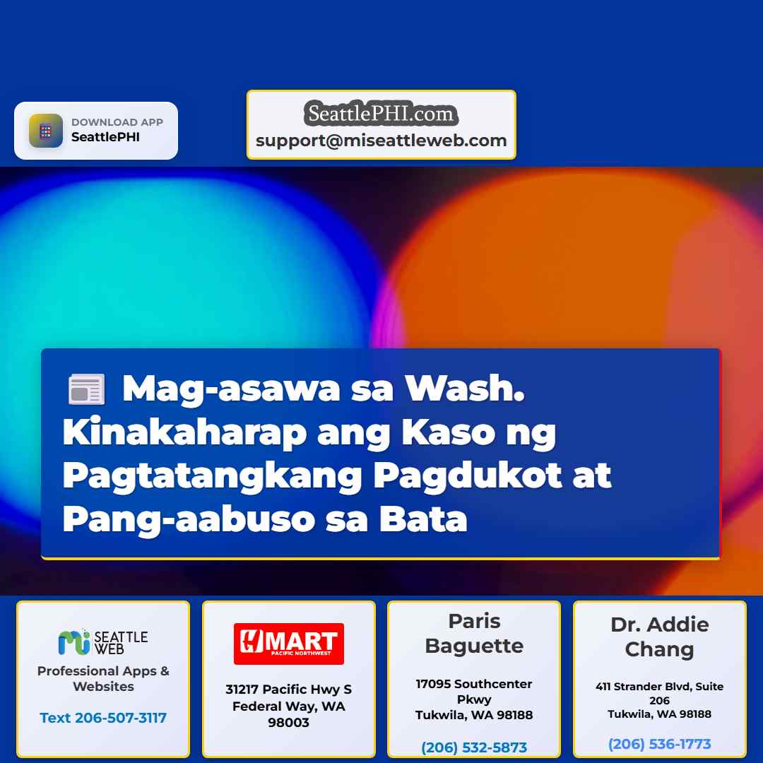 Mag-asawa sa Wash. Kinakaharap ang Kaso ng
