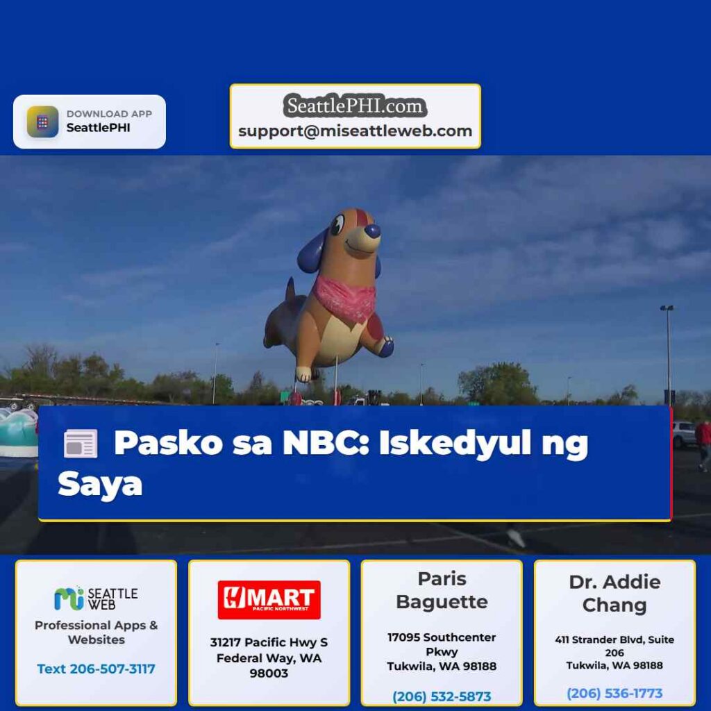Pasko sa NBC: Iskedyul ng Saya