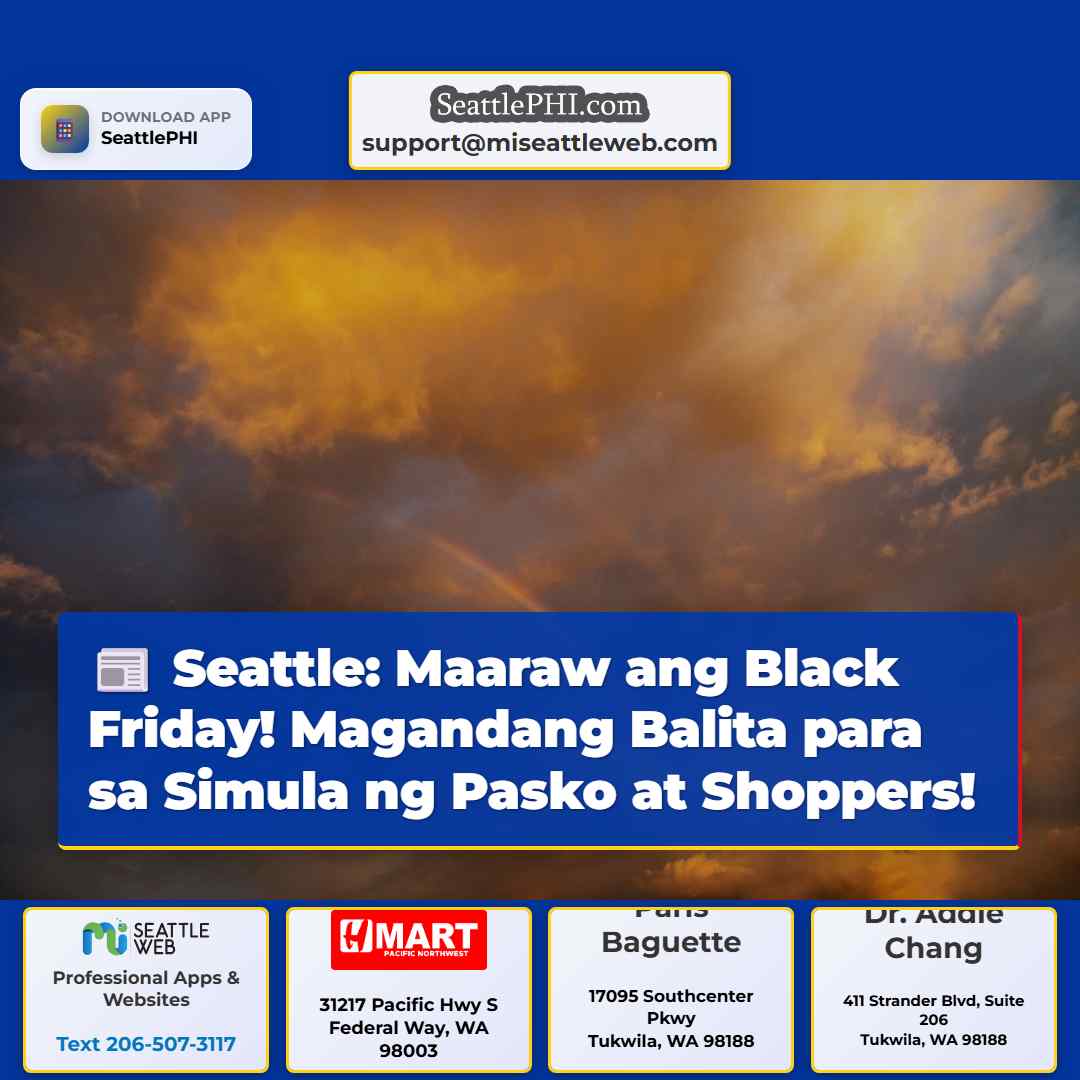 Seattle: Maaraw ang Black Friday! Magandang