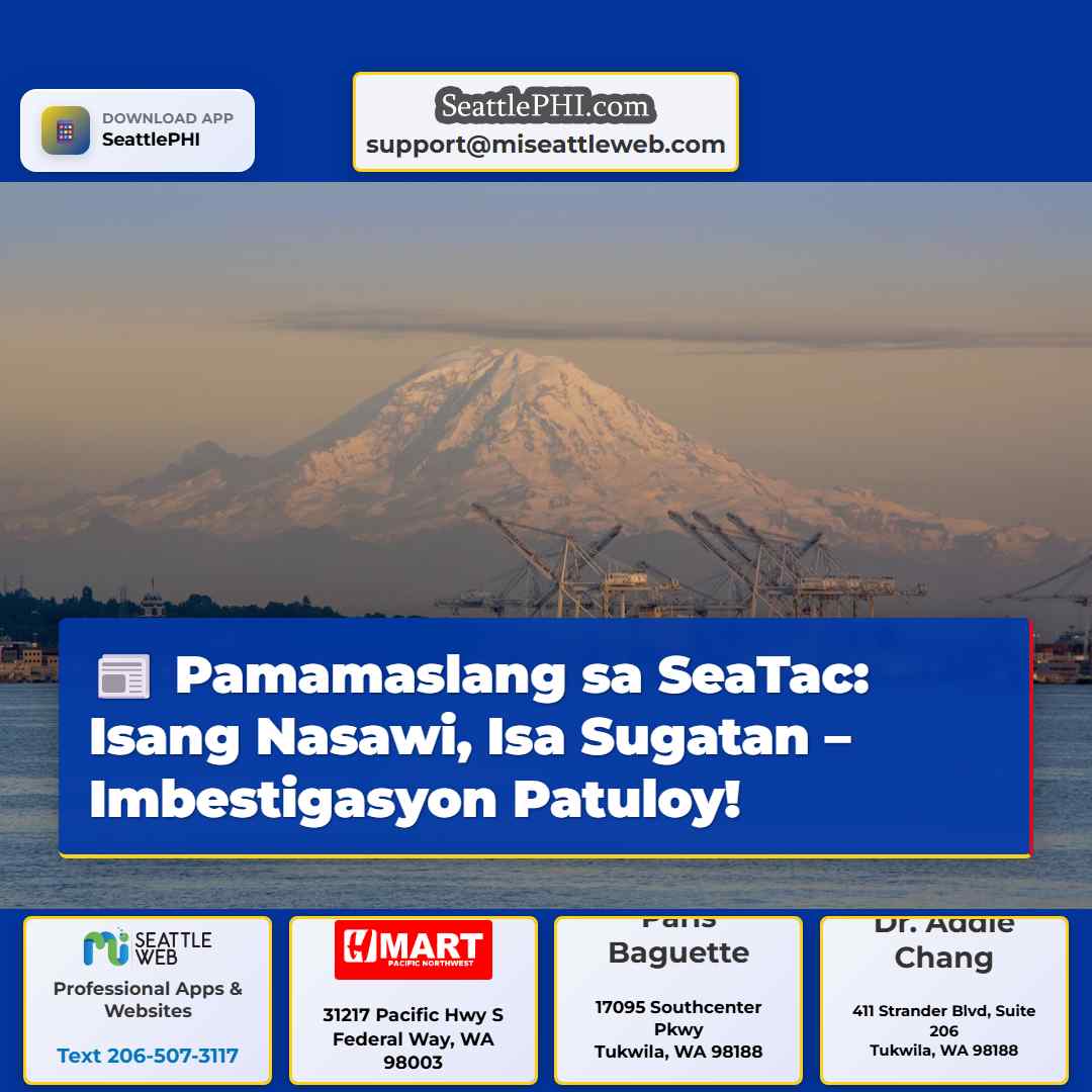 Pamamaslang sa SeaTac: Isang Nasawi, Isa Sugatan