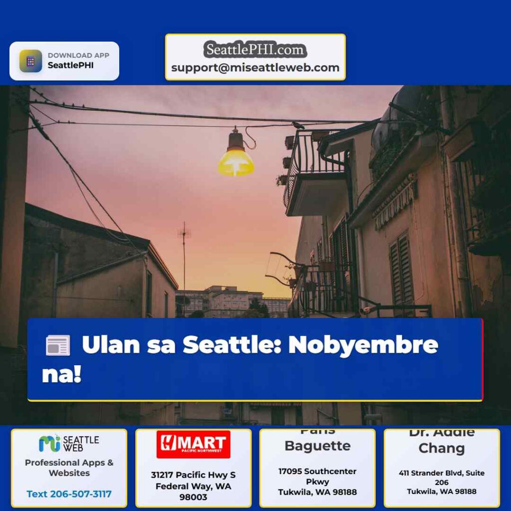 Ulan sa Seattle: Nobyembre na!