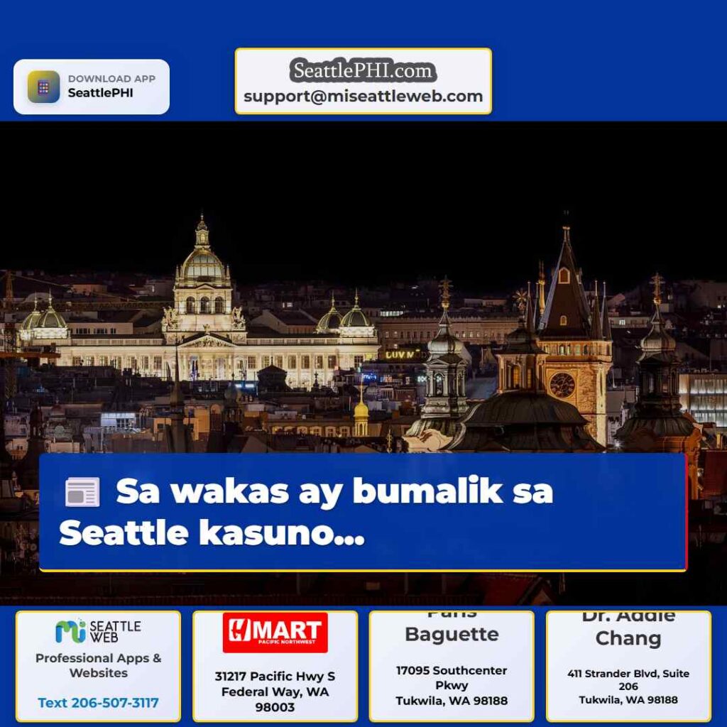 Sa wakas ay bumalik sa Seattle kasuno...