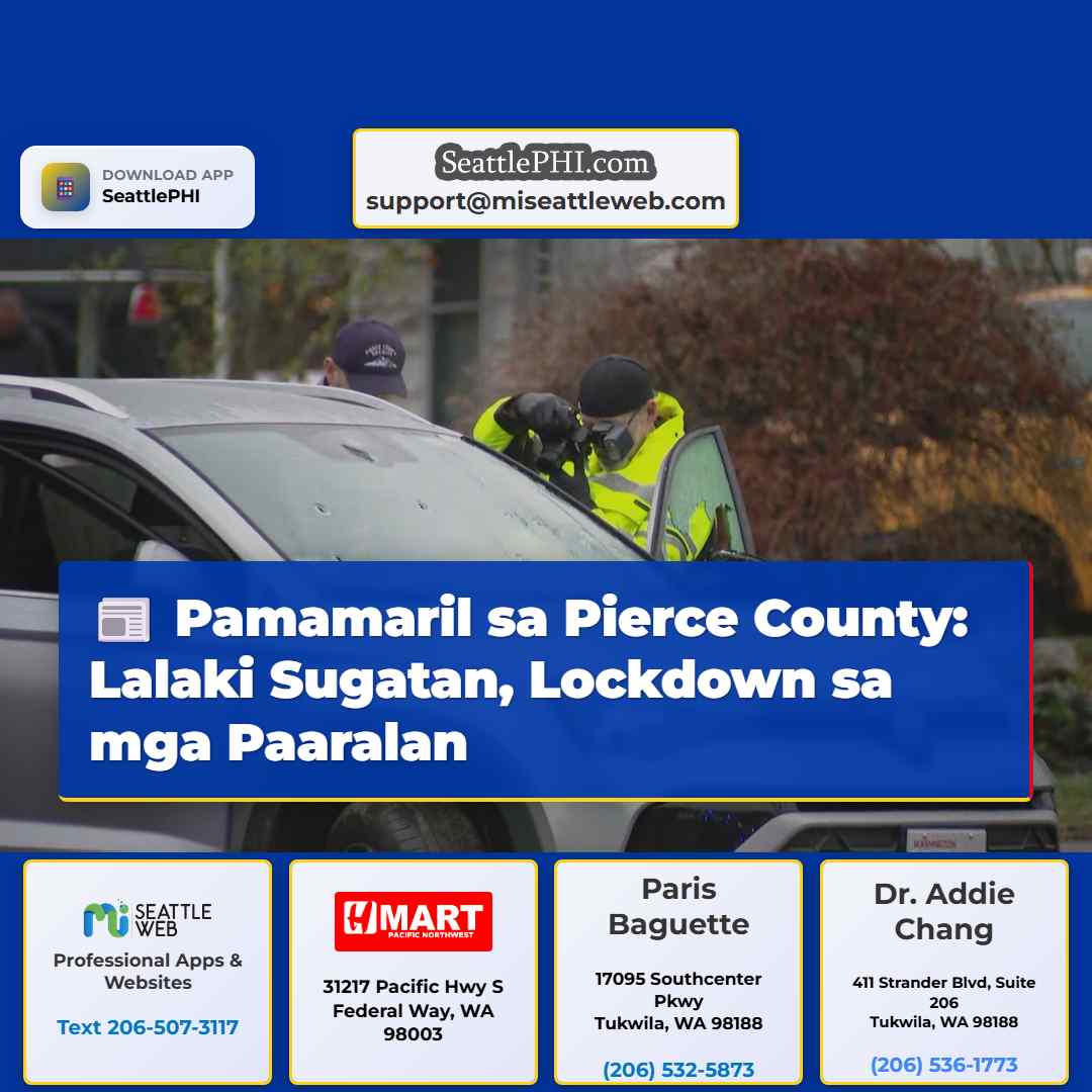 Pamamaril sa Pierce County: Lalaki Sugatan,