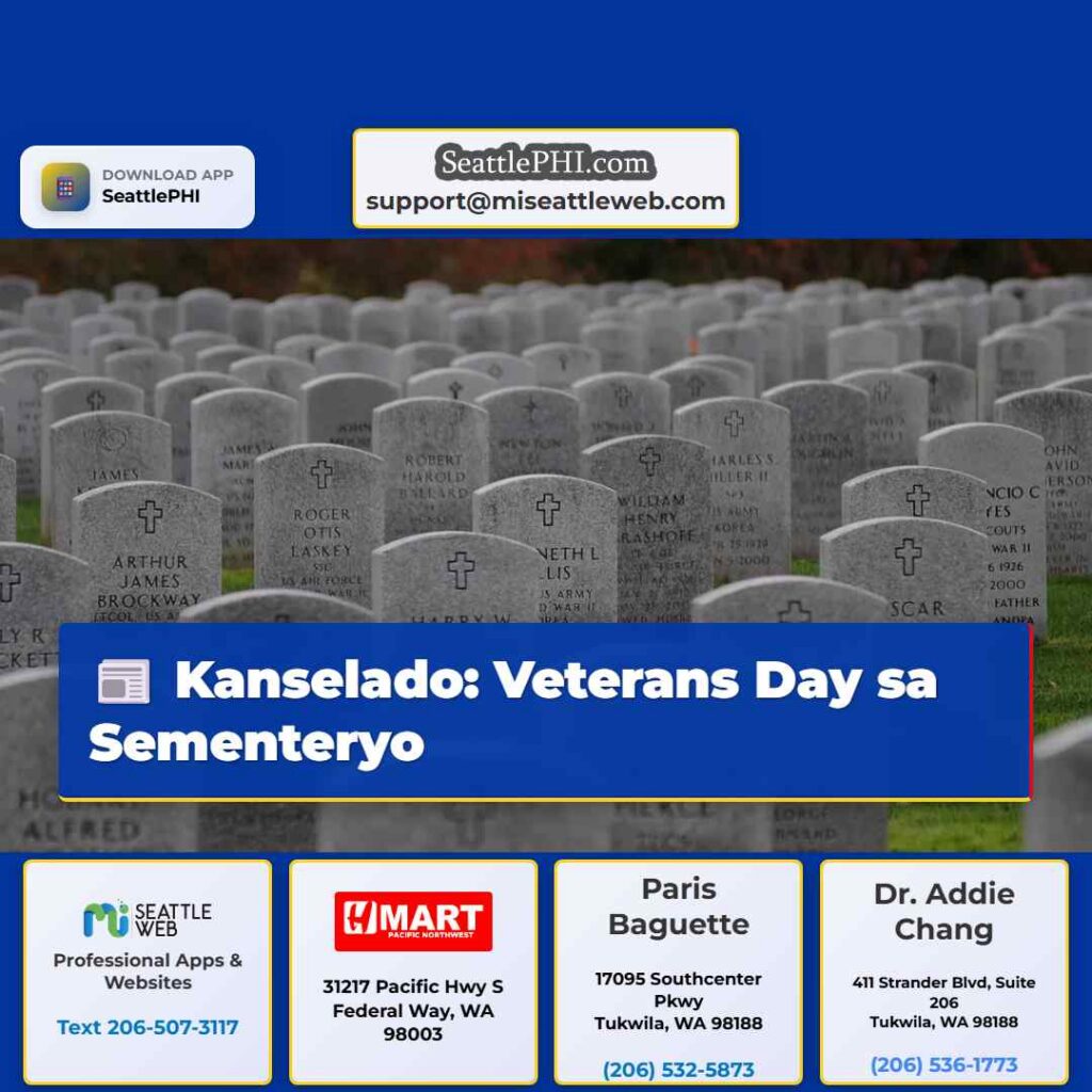 Kanselado: Veterans Day sa Sementeryo