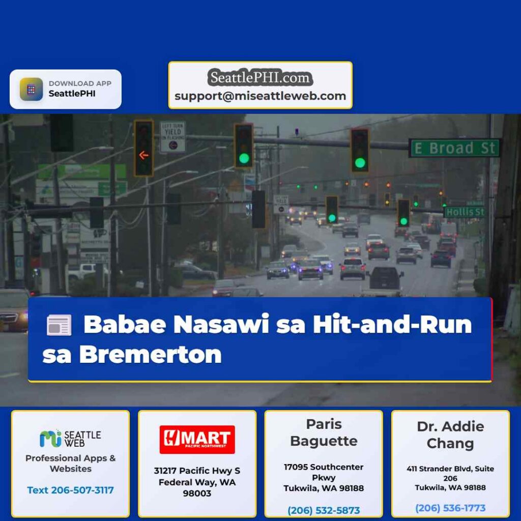 Babae Nasawi sa Hit-and-Run sa Bremerton