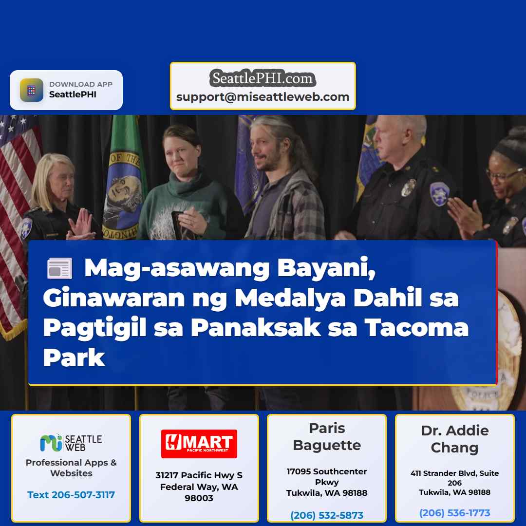 Mag-asawang Bayani, Ginawaran ng Medalya Dahil sa