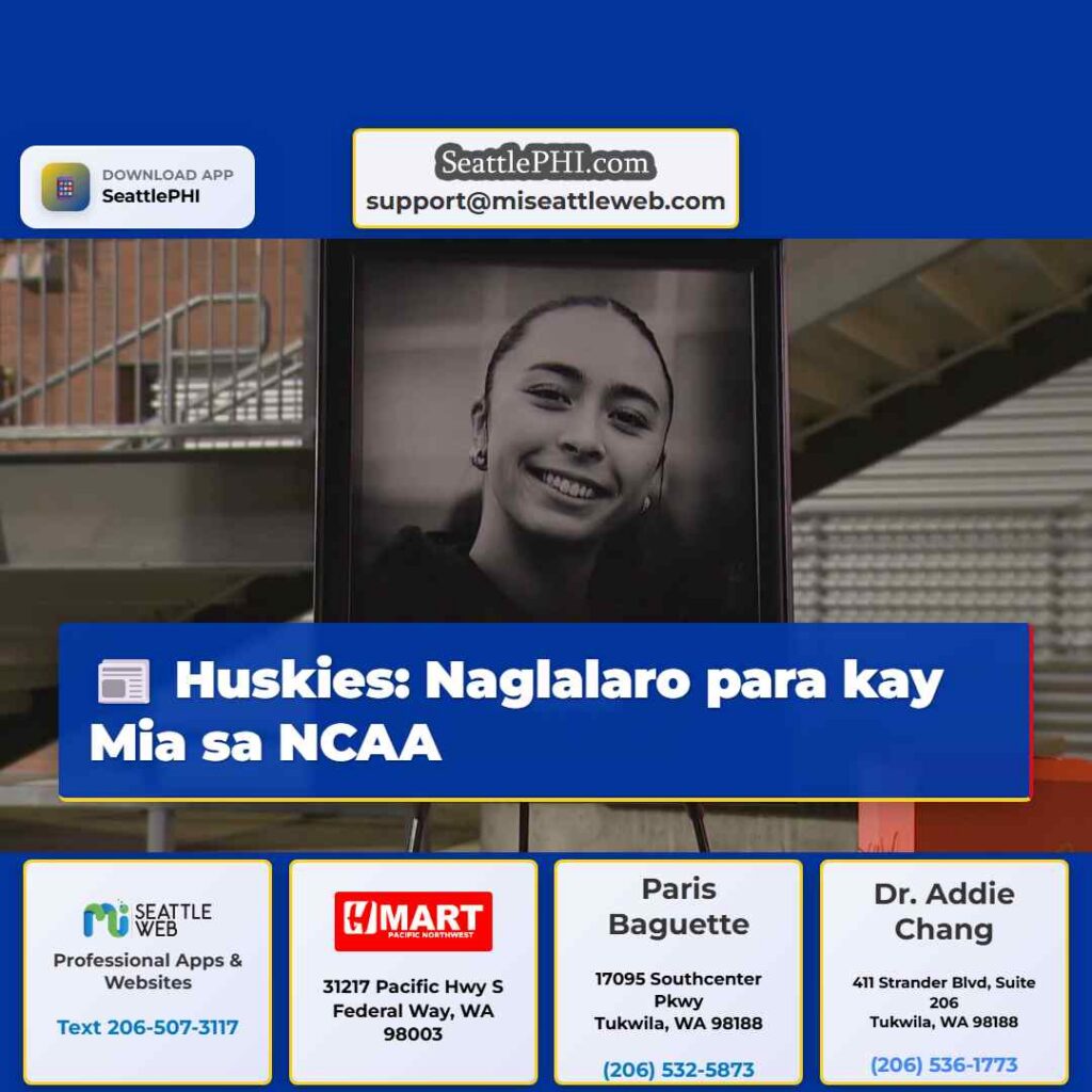 Huskies: Naglalaro para kay Mia sa NCAA