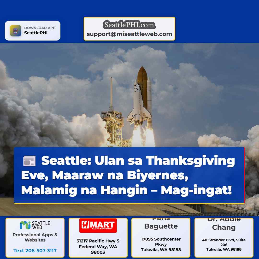 Seattle: Ulan sa Thanksgiving Eve, Maaraw na