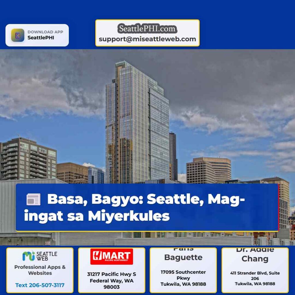 Basa, Bagyo: Seattle, Mag-ingat sa Miyerkules