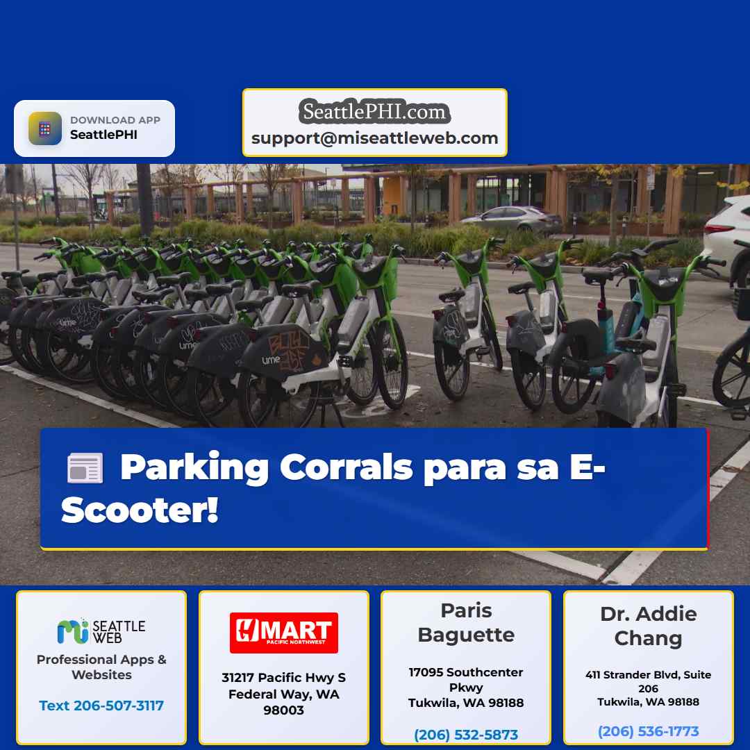 Parking Corrals para sa E-Scooter!
