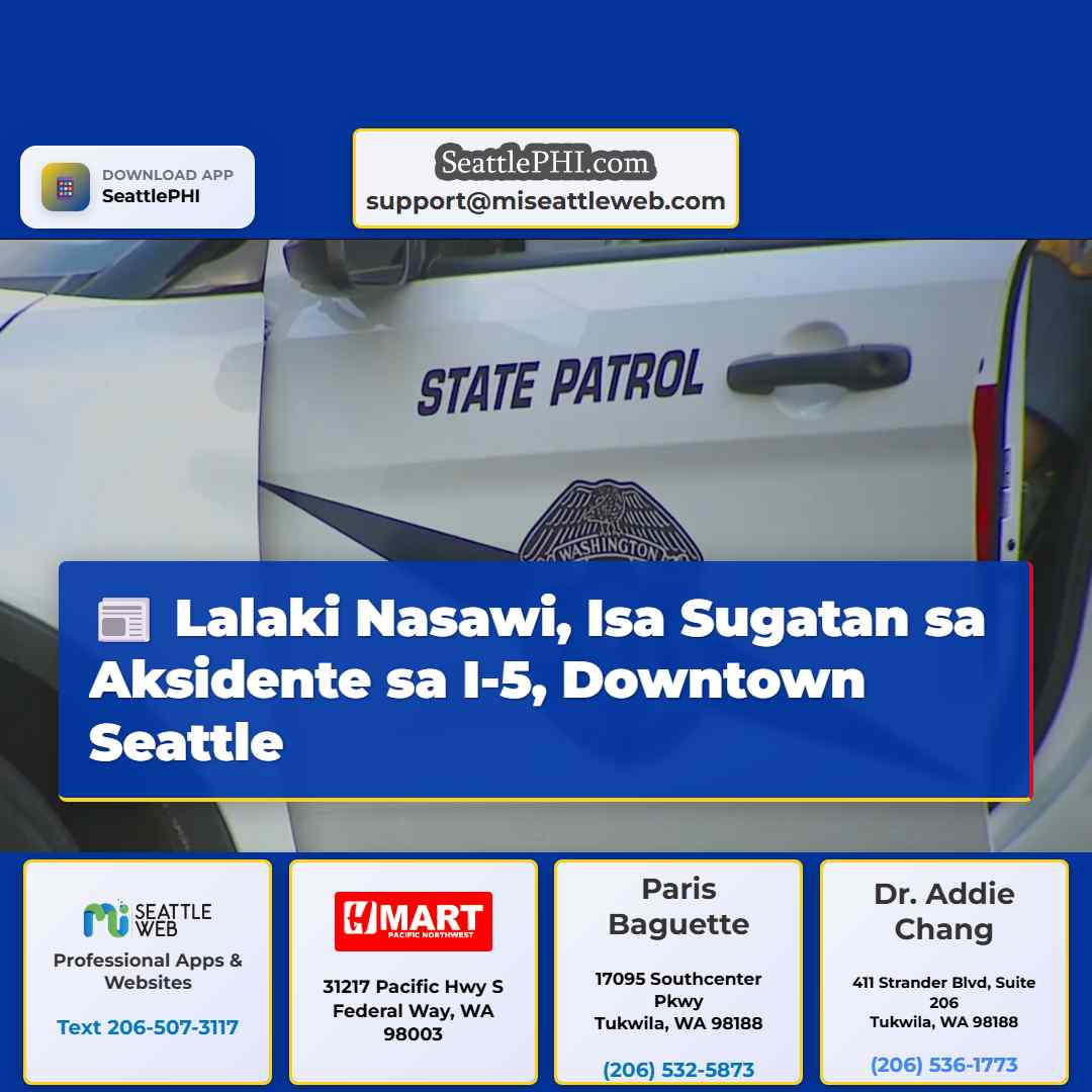 Lalaki Nasawi, Isa Sugatan sa Aksidente sa I-5,