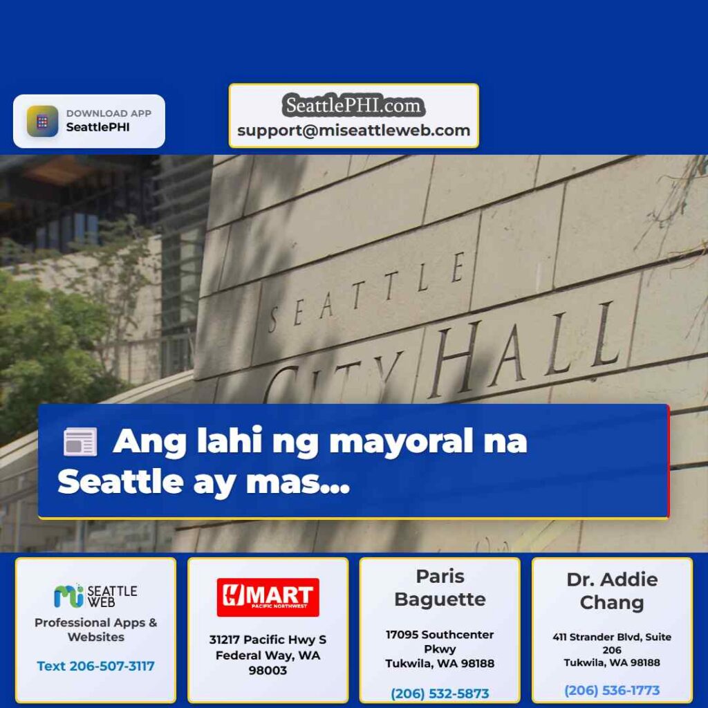 Ang lahi ng mayoral na Seattle ay mas...