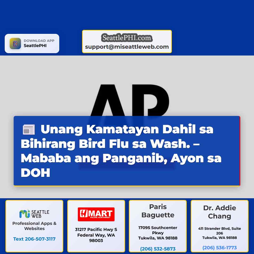 Unang Kamatayan Dahil sa Bihirang Bird Flu sa
