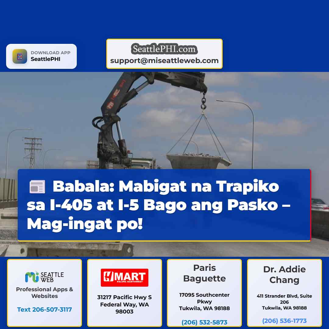 Babala: Mabigat na Trapiko sa I-405 at I-5 Bago