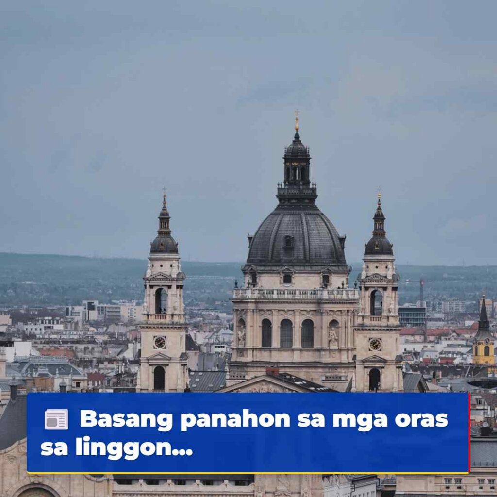 Basang panahon sa mga oras sa linggon...