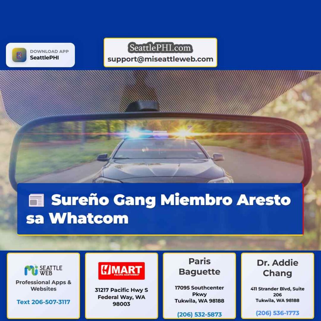 Sureño Gang Miembro Aresto sa Whatcom