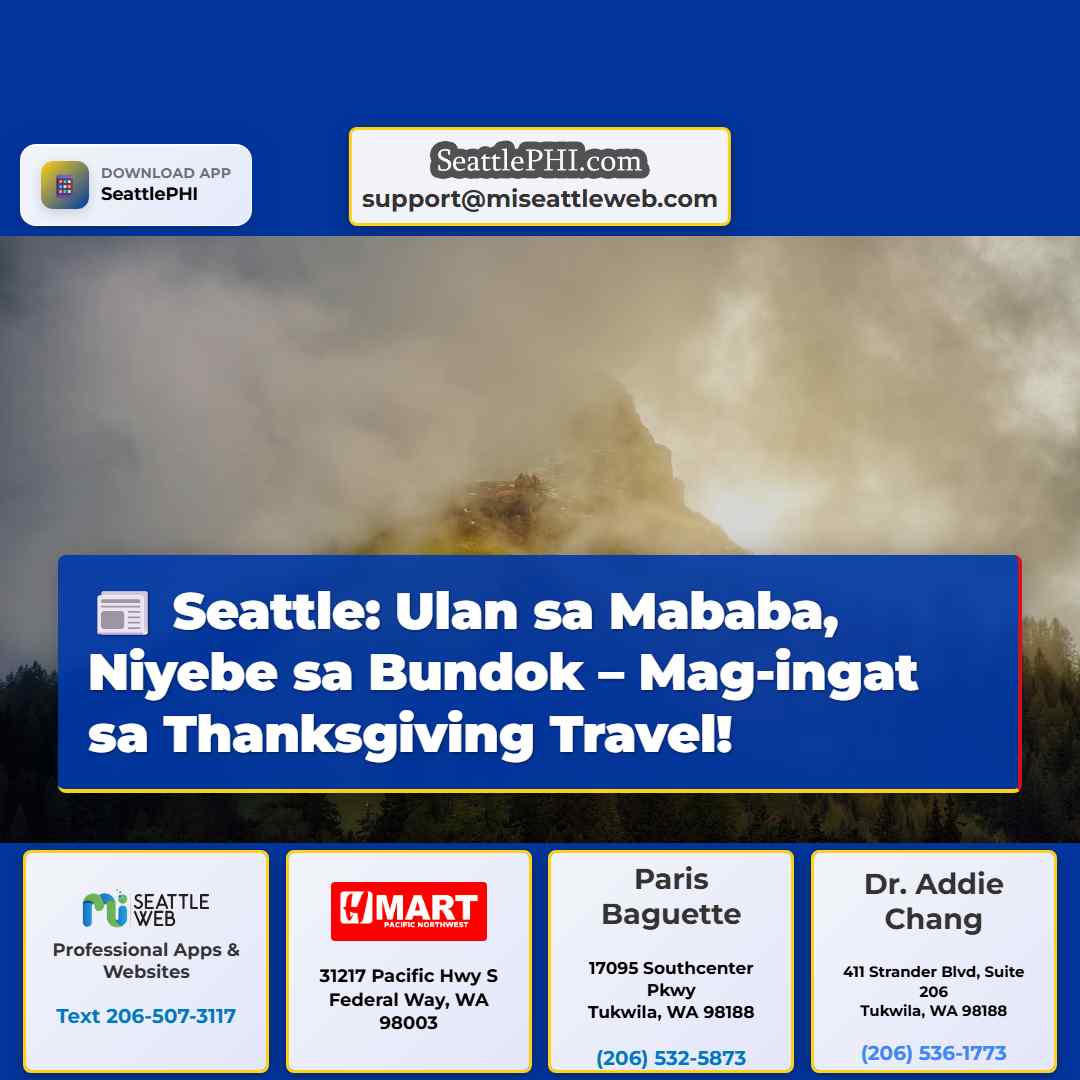 Seattle: Ulan sa Mababa, Niyebe sa Bundok –