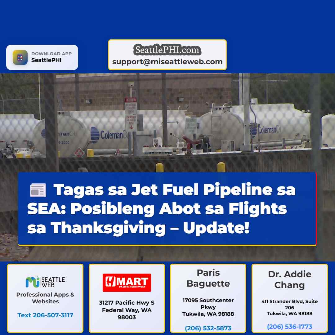 Tagas sa Jet Fuel Pipeline sa SEA: Posibleng Abot