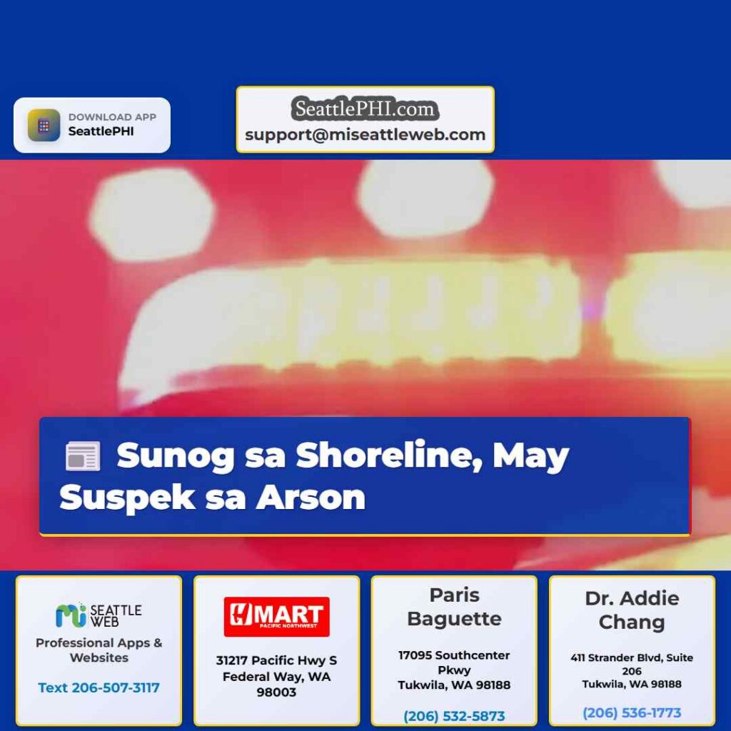 Sunog sa Shoreline, May Suspek sa Arson