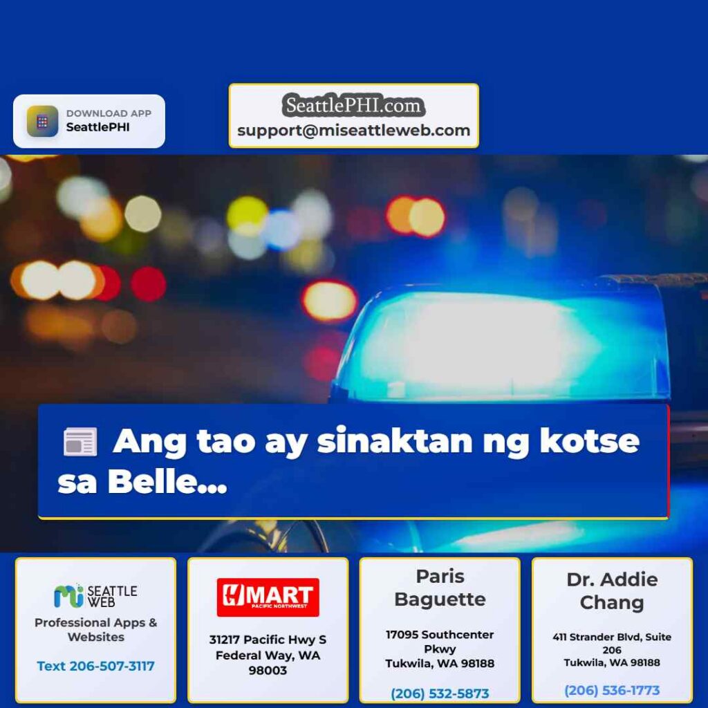 Ang tao ay sinaktan ng kotse sa Belle...