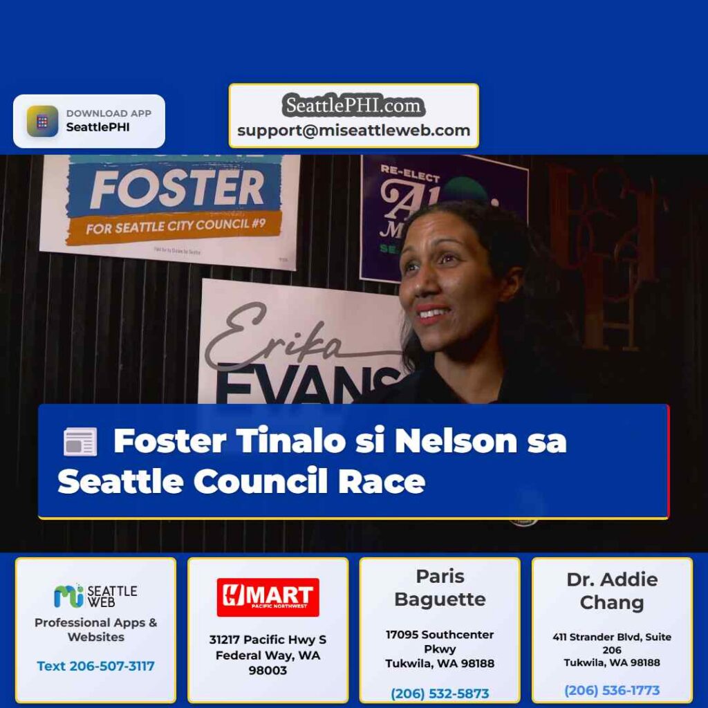Foster Tinalo si Nelson sa Seattle Council Race