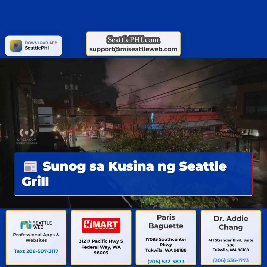 Sunog sa Kusina ng Seattle Grill