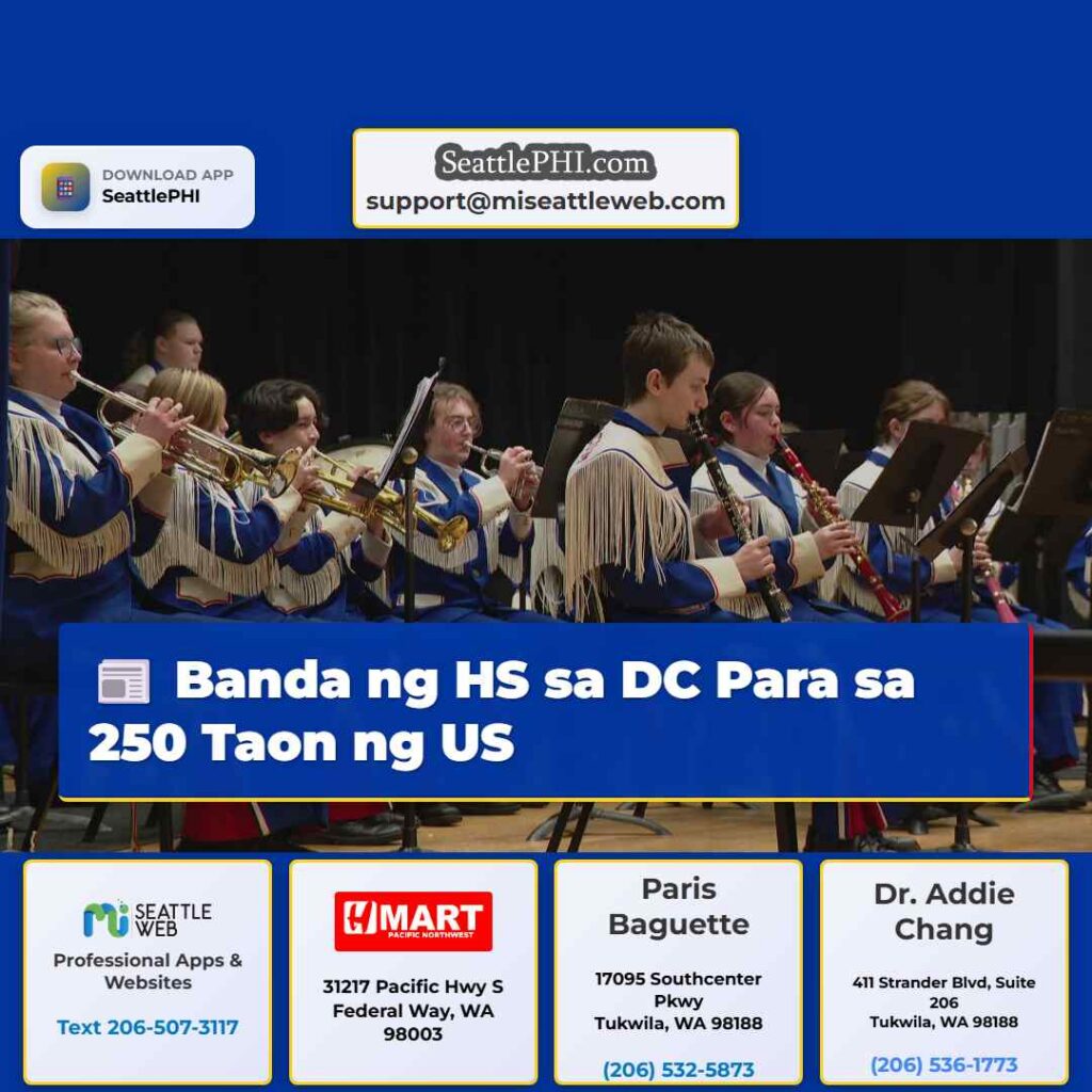 Banda ng HS sa DC Para sa 250 Taon ng US