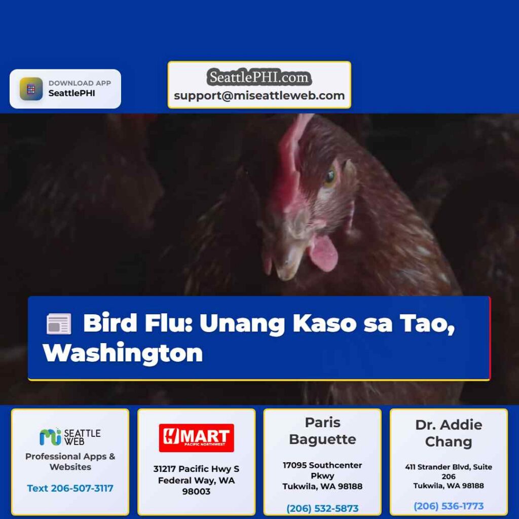 Bird Flu: Unang Kaso sa Tao, Washington