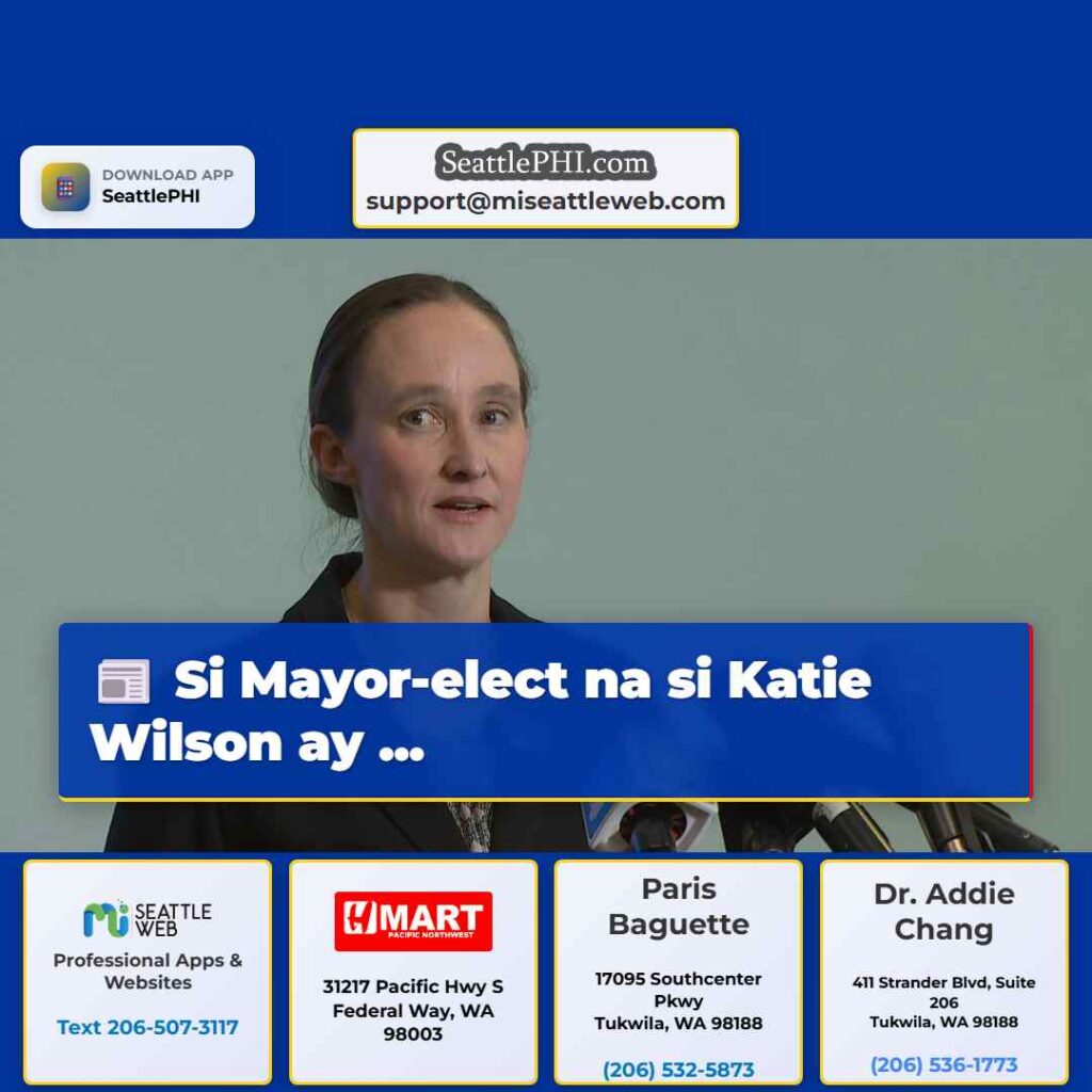 Si Mayor-elect na si Katie Wilson ay ...