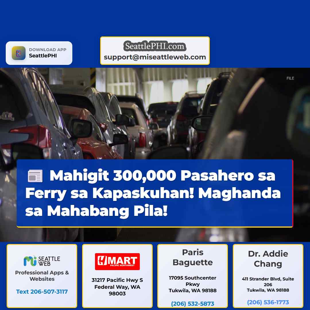 Mahigit 300,000 Pasahero sa Ferry sa Kapaskuhan!